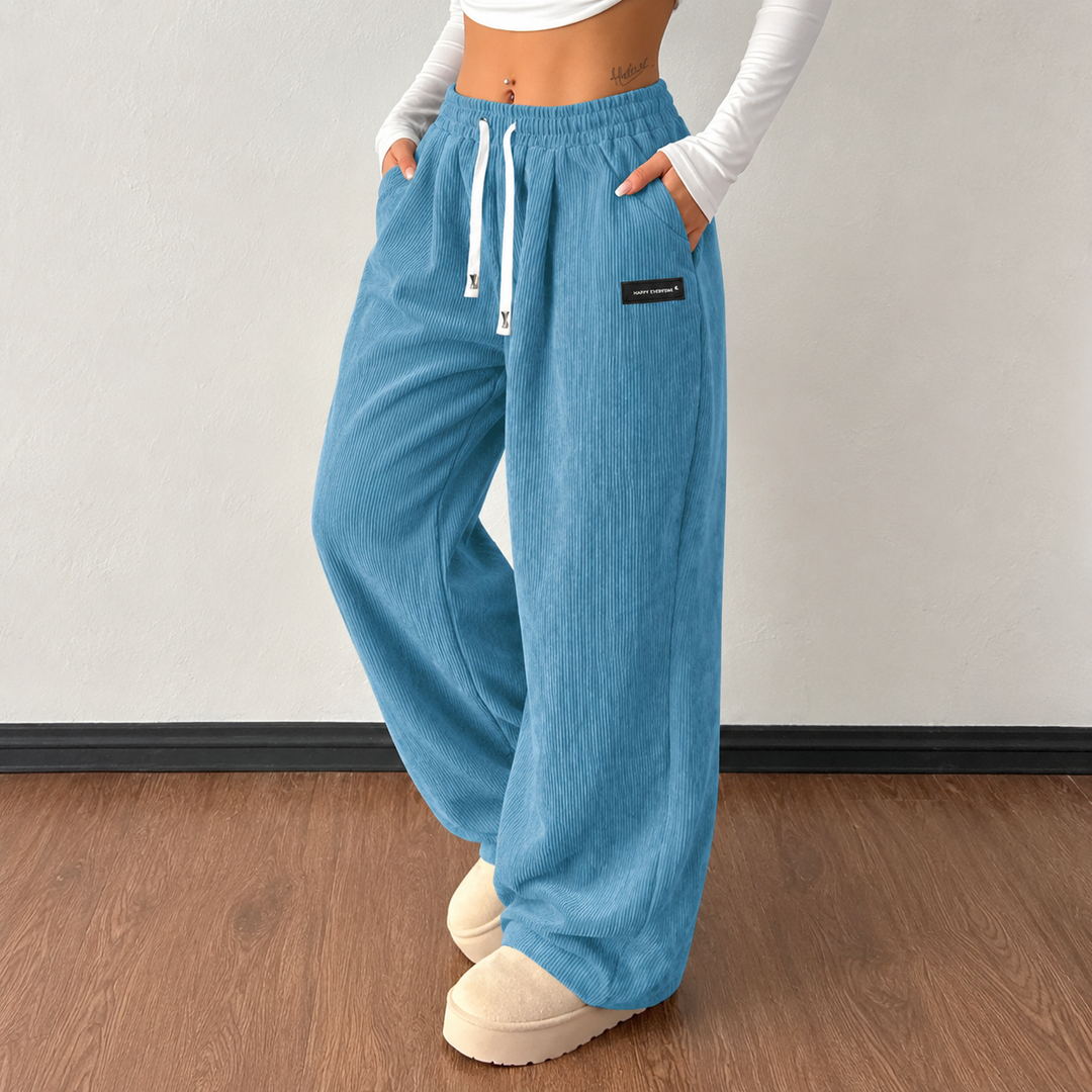 Livia Comfortable Wide-Leg Trousers
