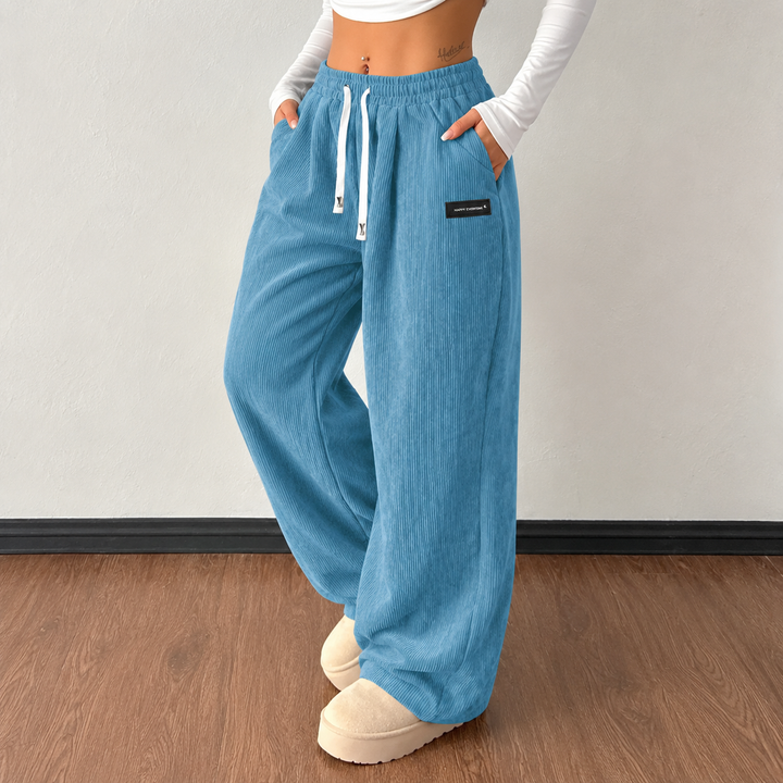 Livia Comfortable Wide-Leg Trousers