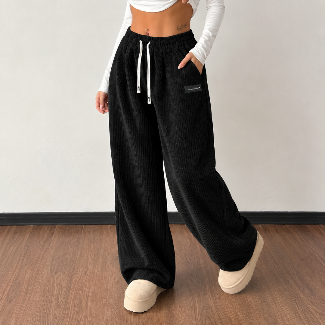 Livia Comfortable Wide-Leg Trousers
