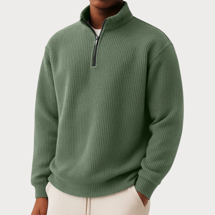 Zip Jumper with Everyday Comfort and Timeless Style