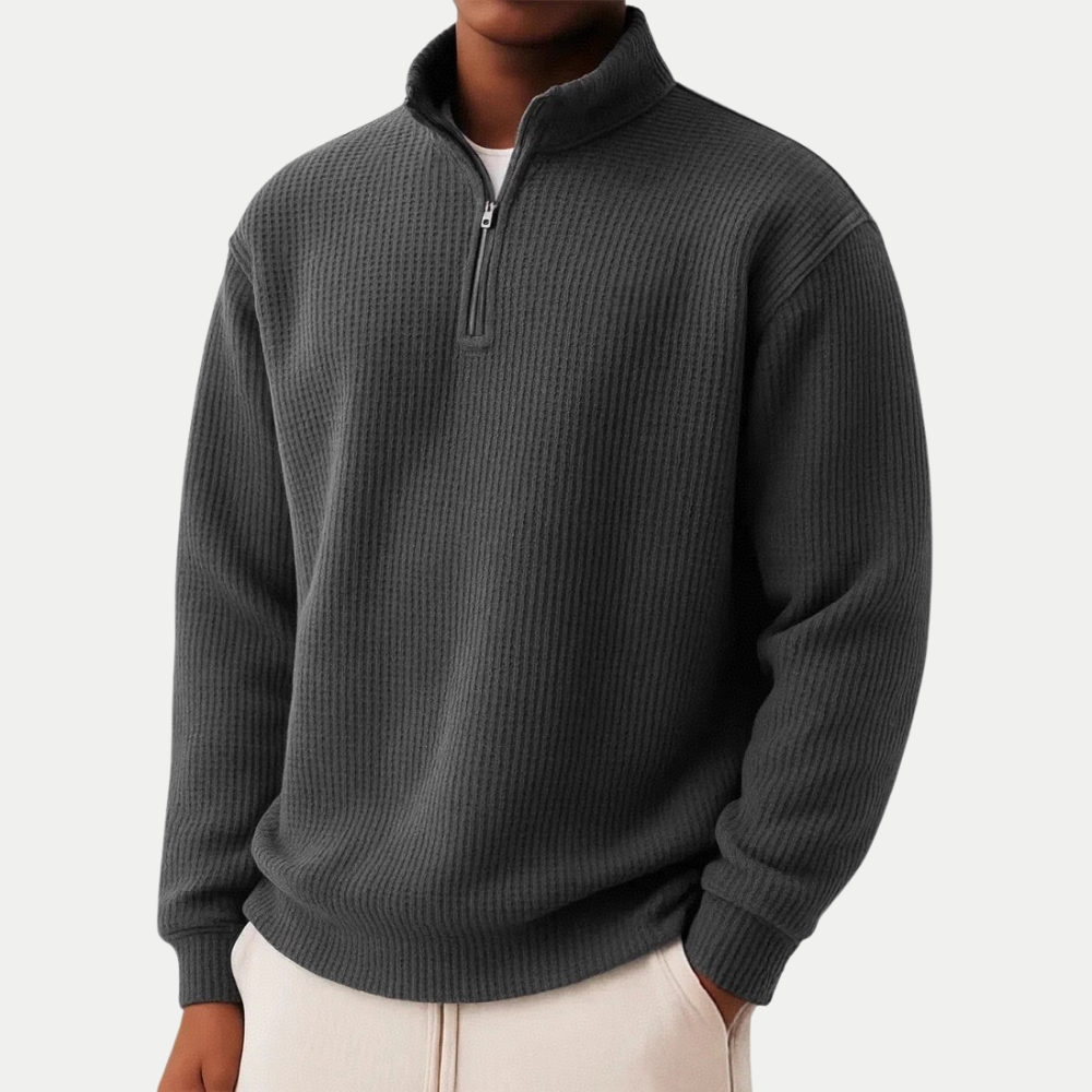 Zip Jumper with Everyday Comfort and Timeless Style