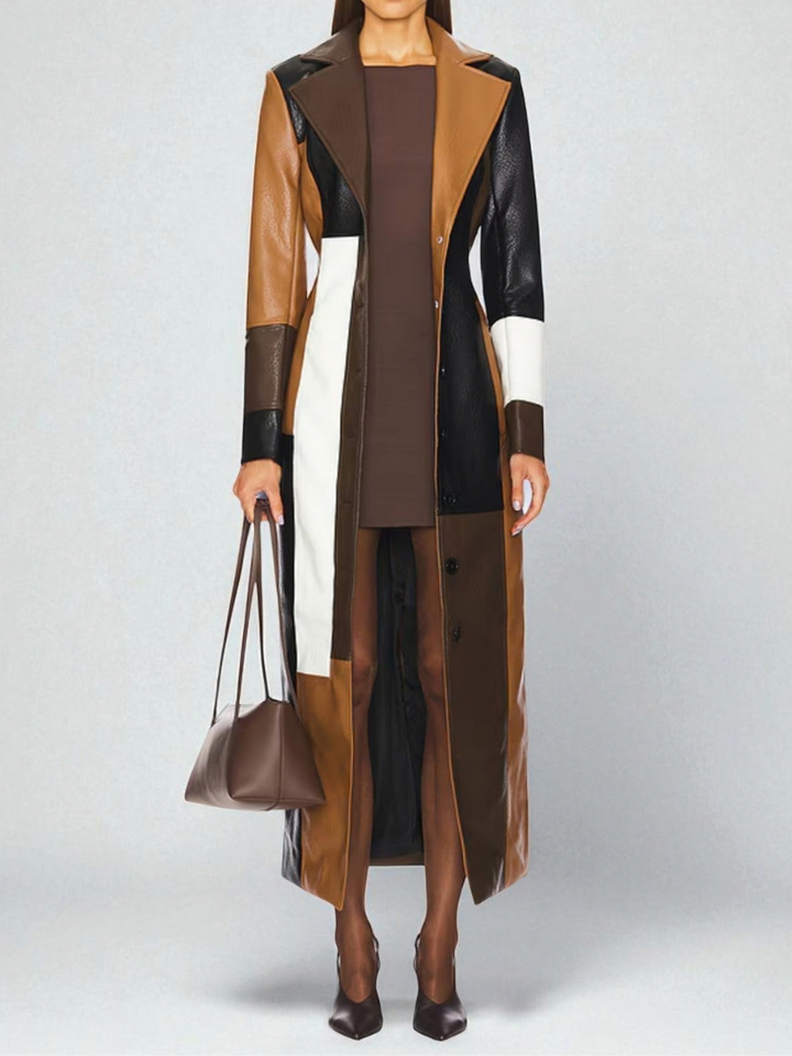 Alizée | Mosaic Print Coat
