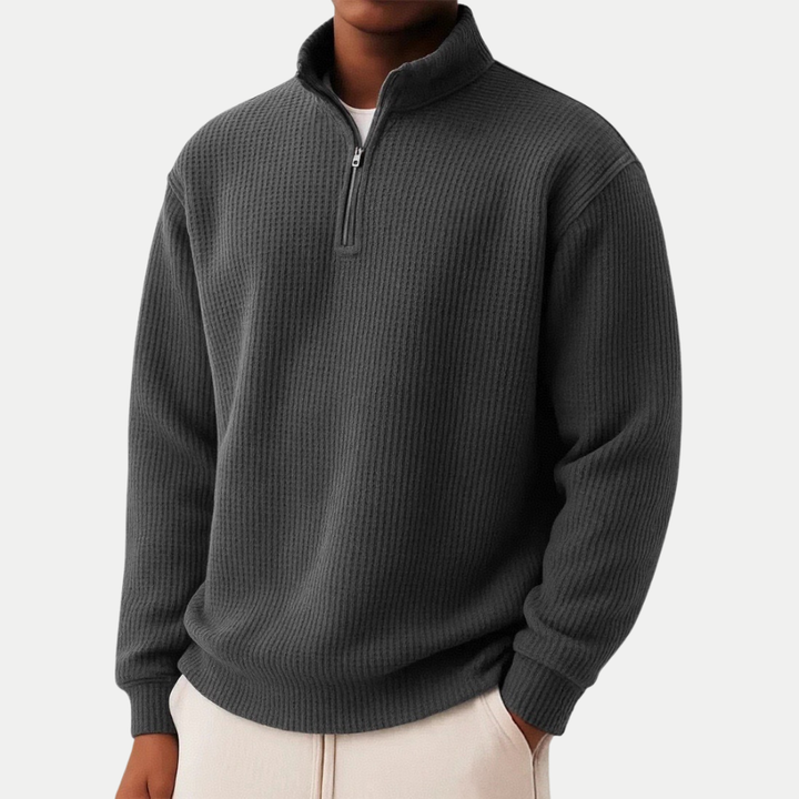 Knitted Zip Jumper