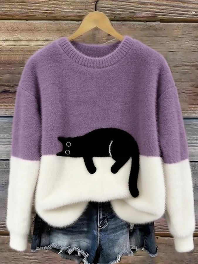 Elegant Cat Jumper