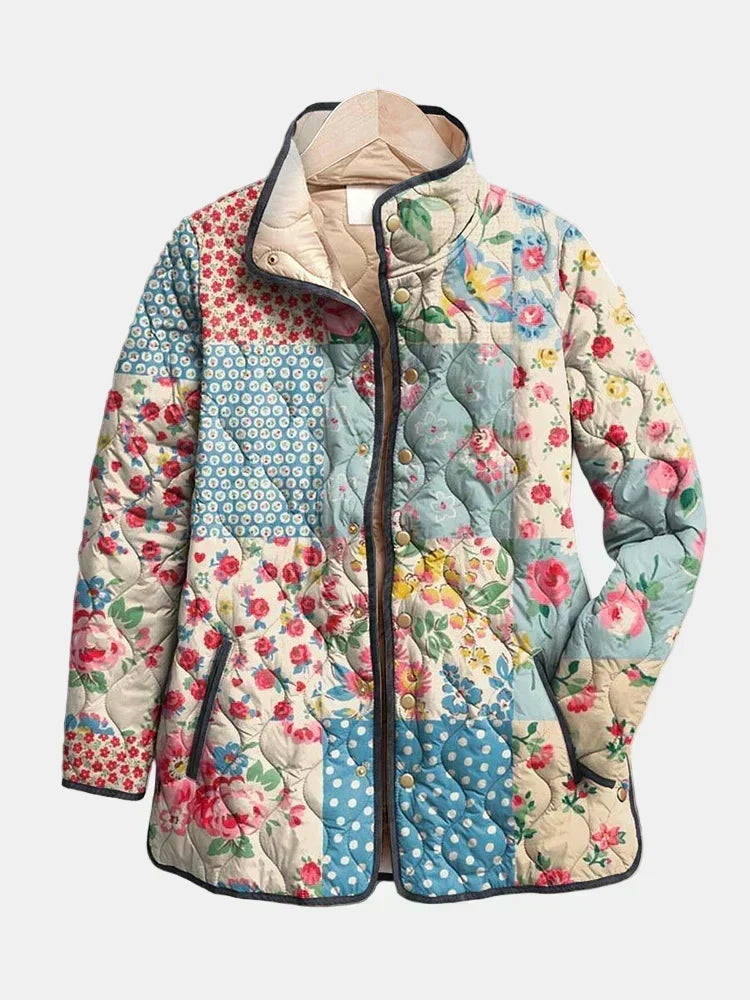 Chloé Quilted Floral Patchwork Jacket