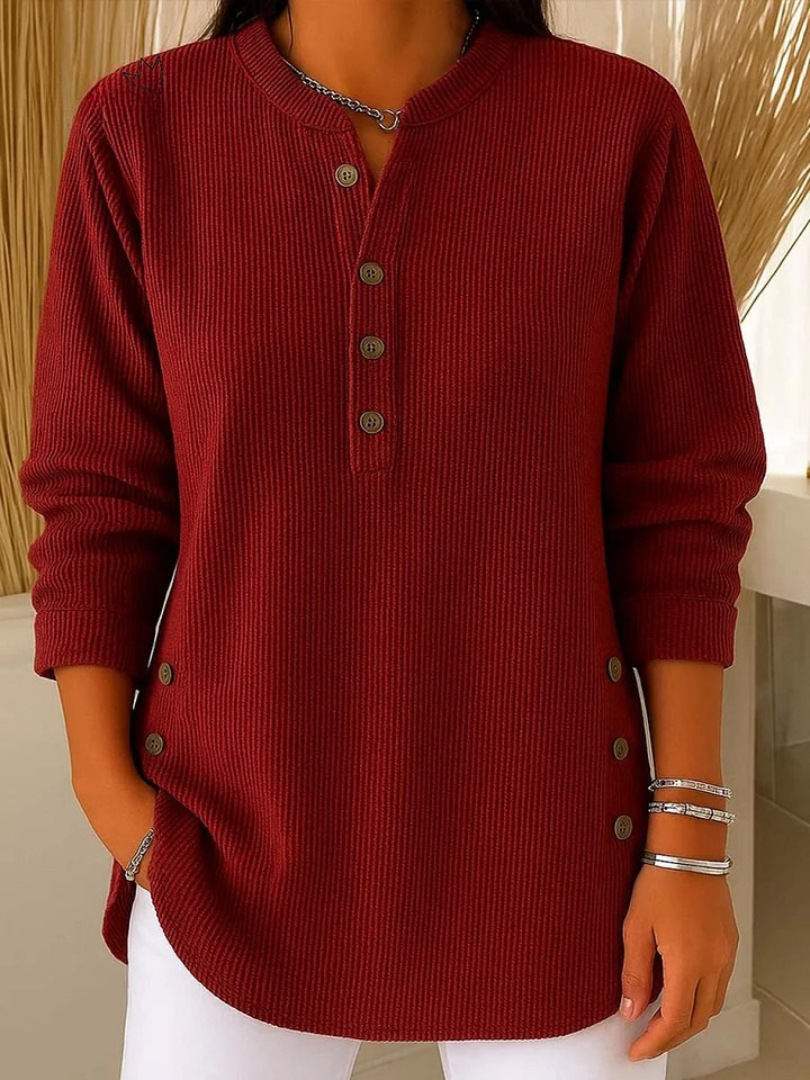 Mieke | Henley Button Tunic