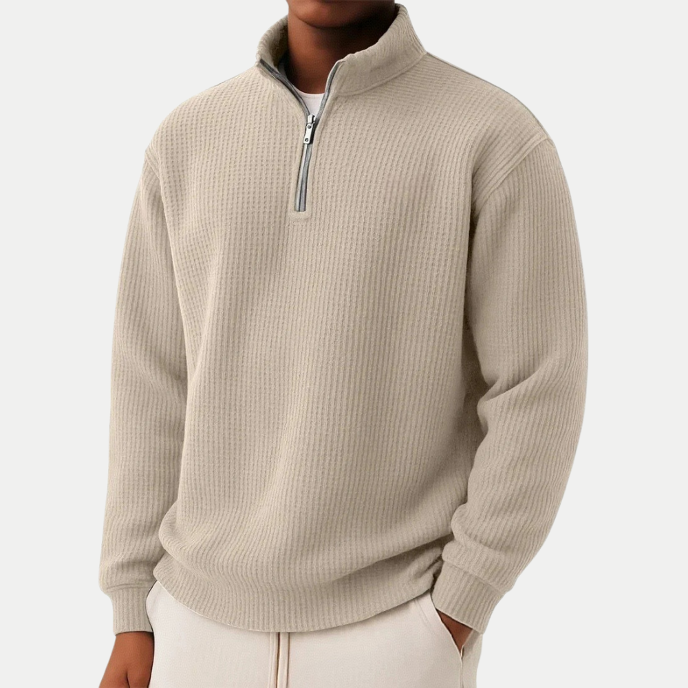 Zip Jumper with Everyday Comfort and Timeless Style