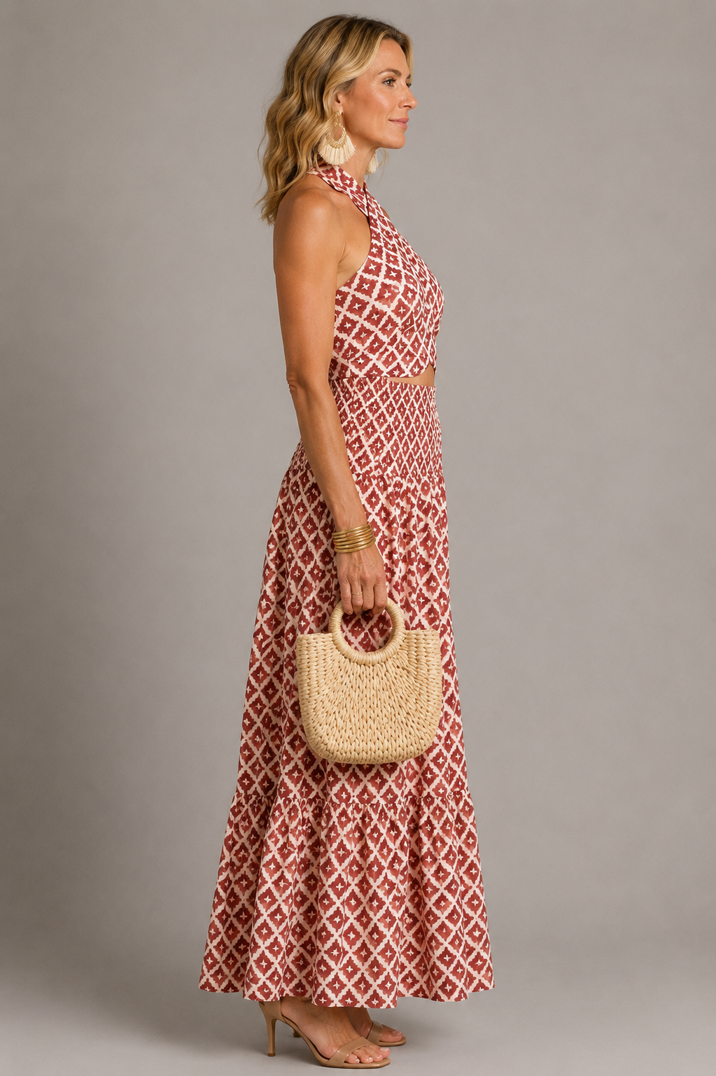 Sienna Elegant Halterneck Dress