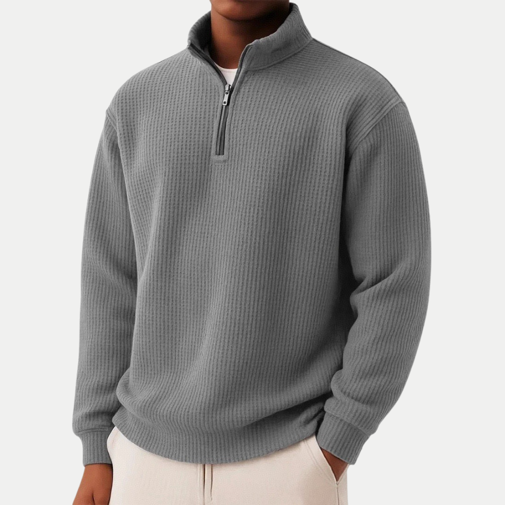 Zip Jumper with Everyday Comfort and Timeless Style