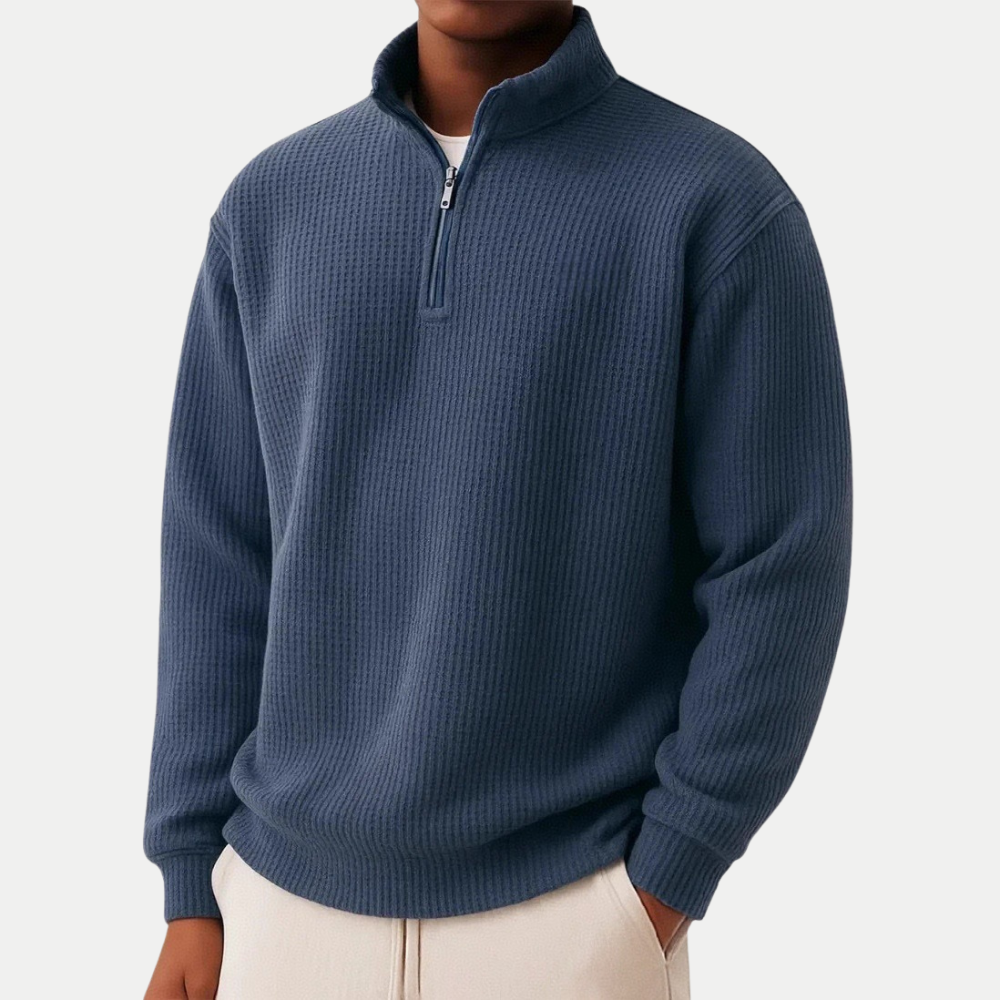 Knitted Zip Jumper