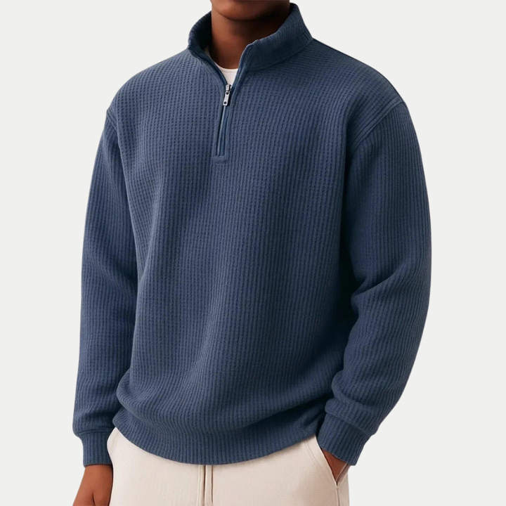 Knitted Zip Jumper