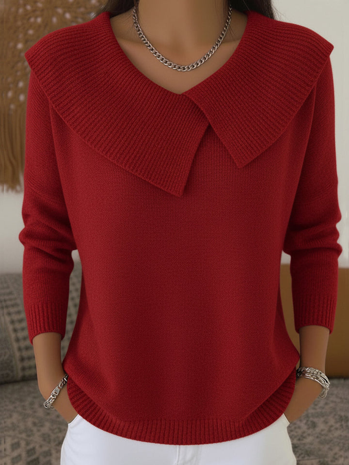 Josien | Warm Jumper with Soft Collar
