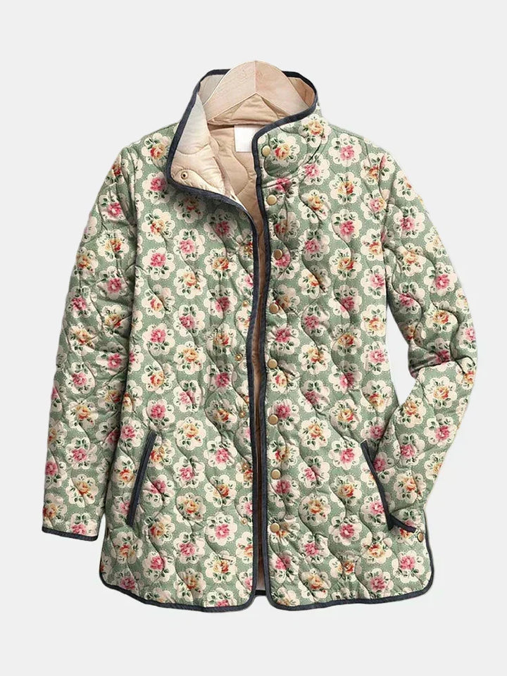 Amélie Quilted Floral Tapestry Jacket