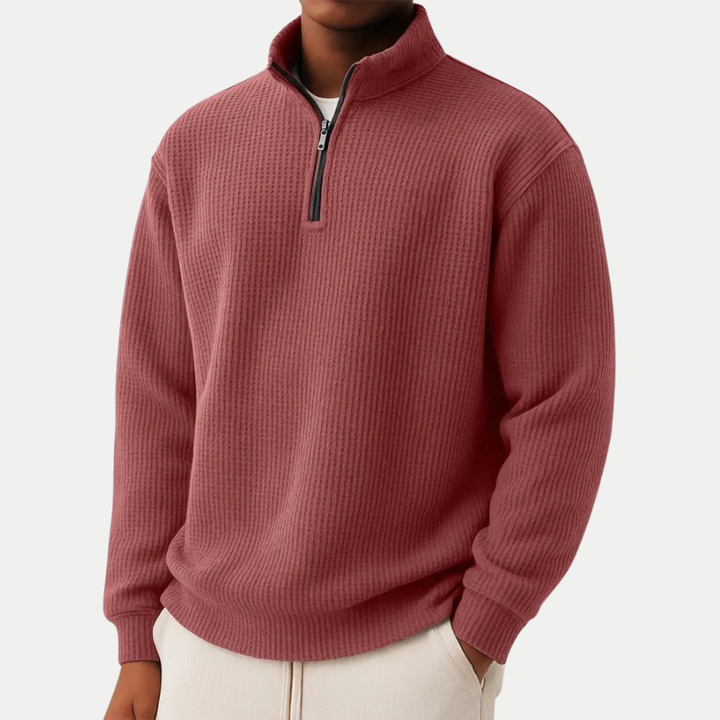 Zip Jumper with Everyday Comfort and Timeless Style