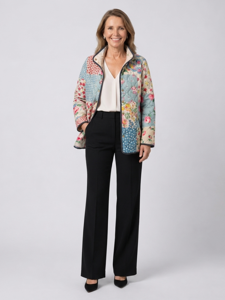 Chloé Quilted Floral Patchwork Jacket