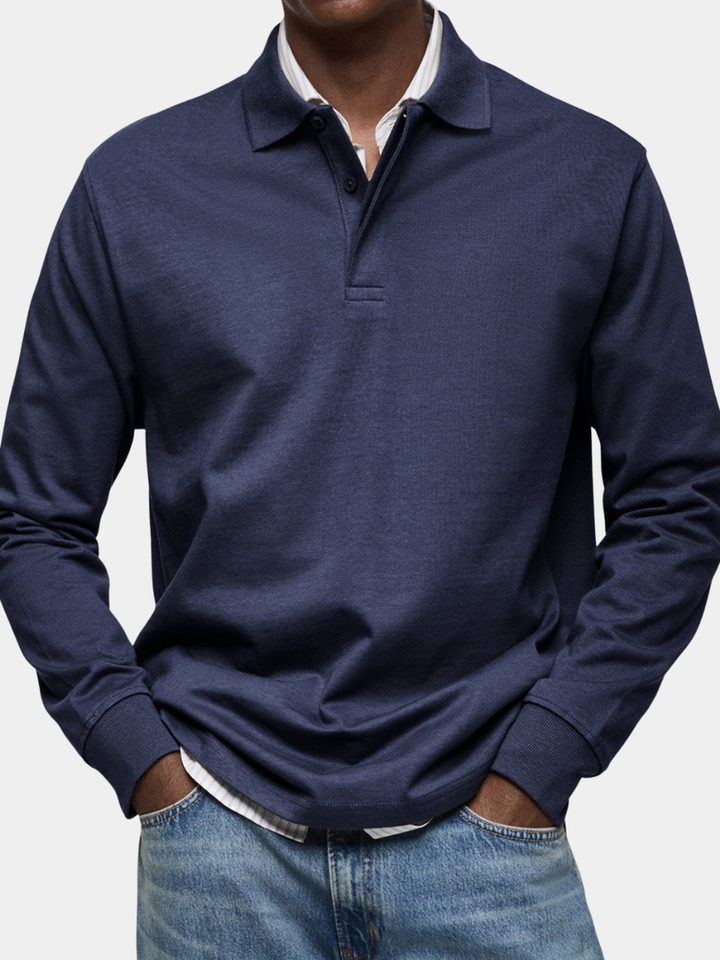 Bellario - Luxury Long-Sleeve Polo Shirt