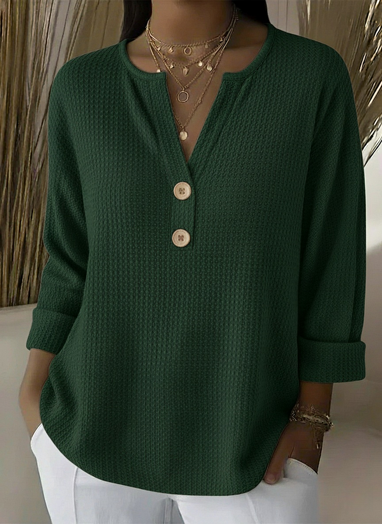 Aaltje | Henley Button Top