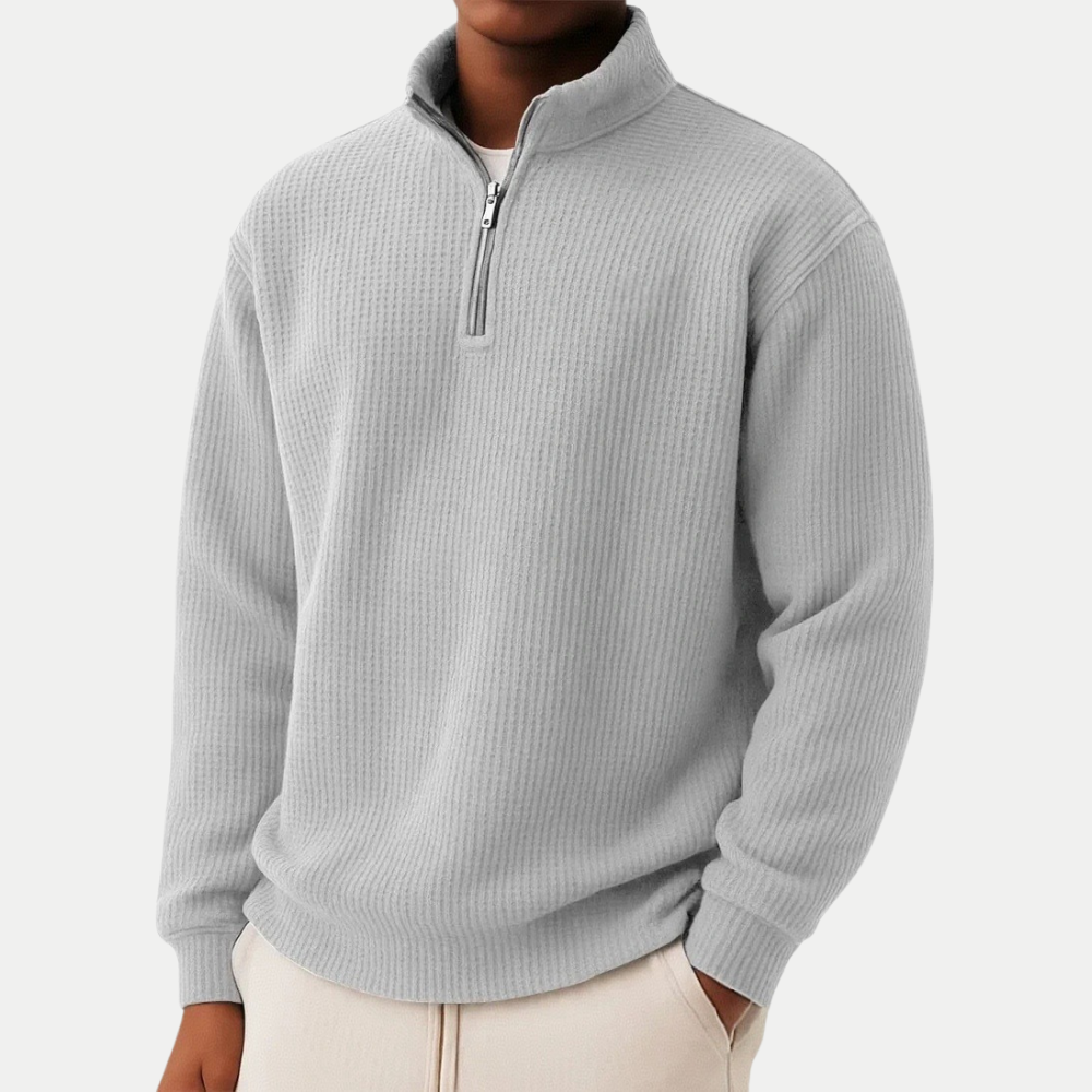 Knitted Zip Jumper