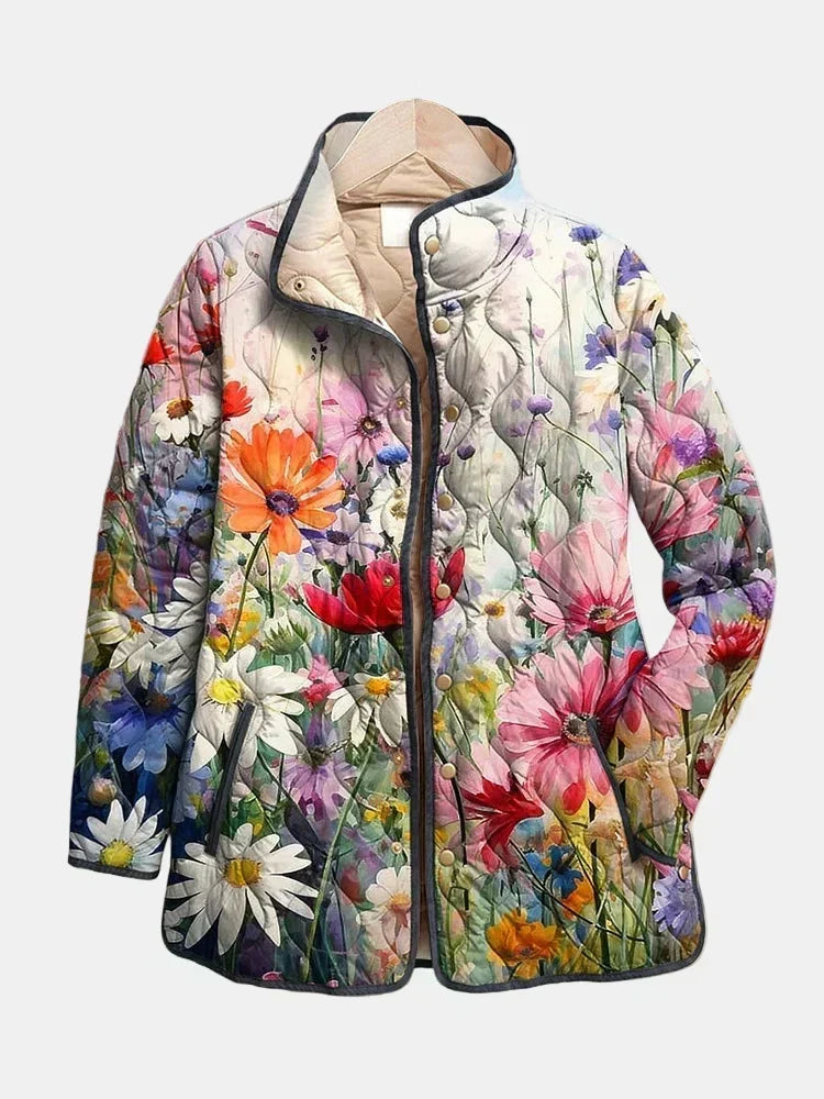 Manon Quilted Wildflowers Jacket
