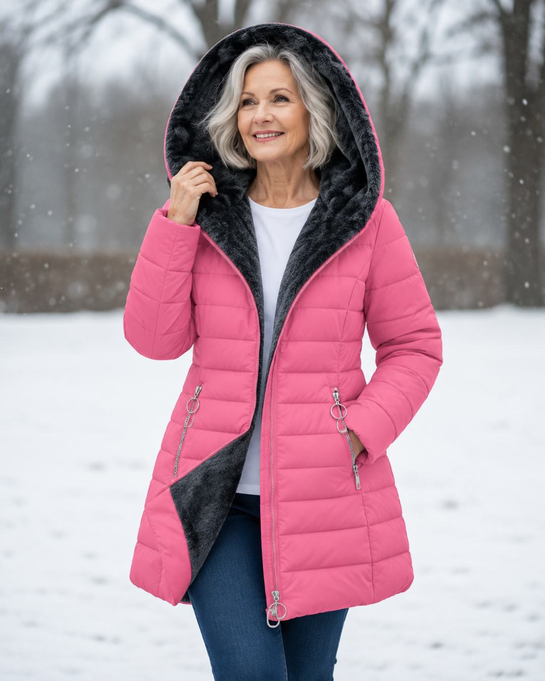 Warm Padded Hooded Winter Coat