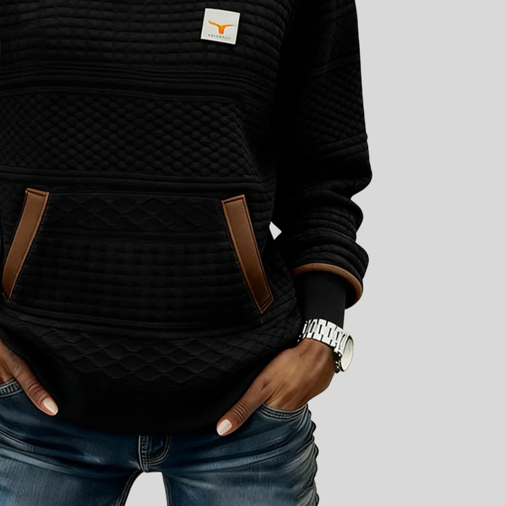 Noelle™ | Crew-Neck Colour-Block Sweatshirt