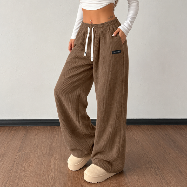Livia Comfortable Wide-Leg Trousers