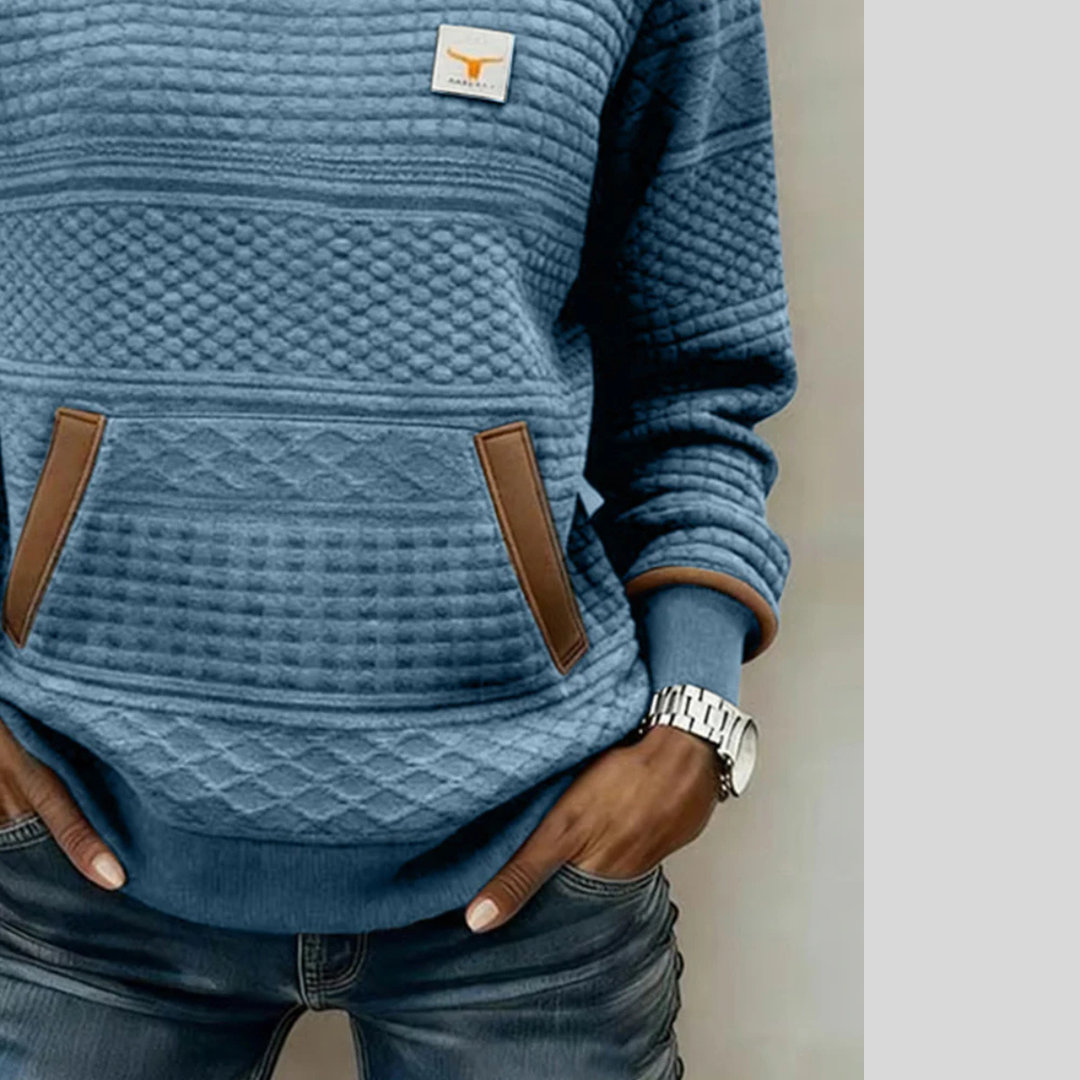 Noelle™ | Crew-Neck Colour-Block Sweatshirt