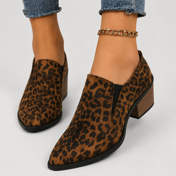 Angélique | Animal Print Loafers