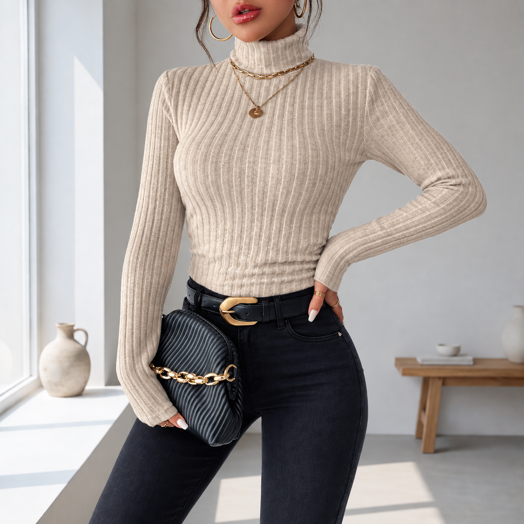 Laura | Casual Roll-Neck Jumper