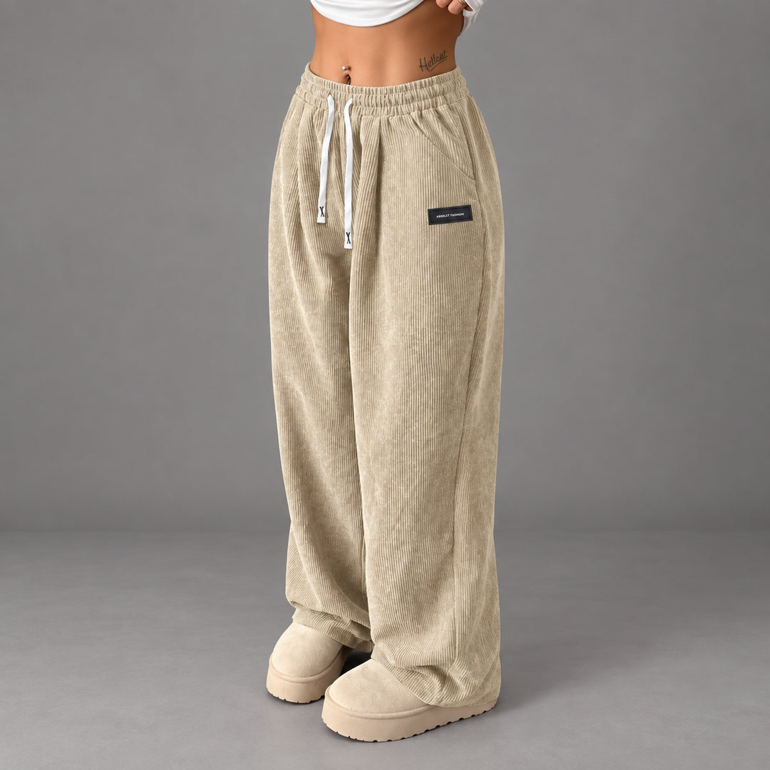 Livia Comfortable Wide-Leg Trousers