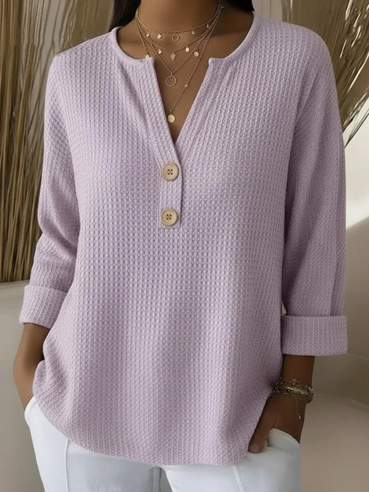Aaltje | Henley Button Top