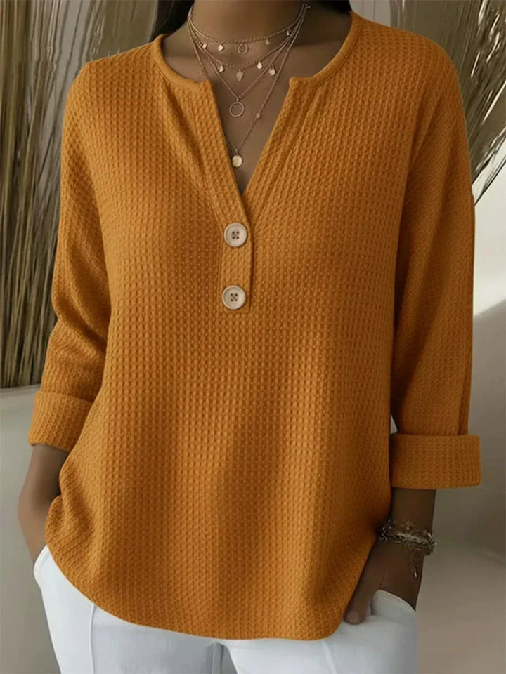Aaltje | Henley Button Top