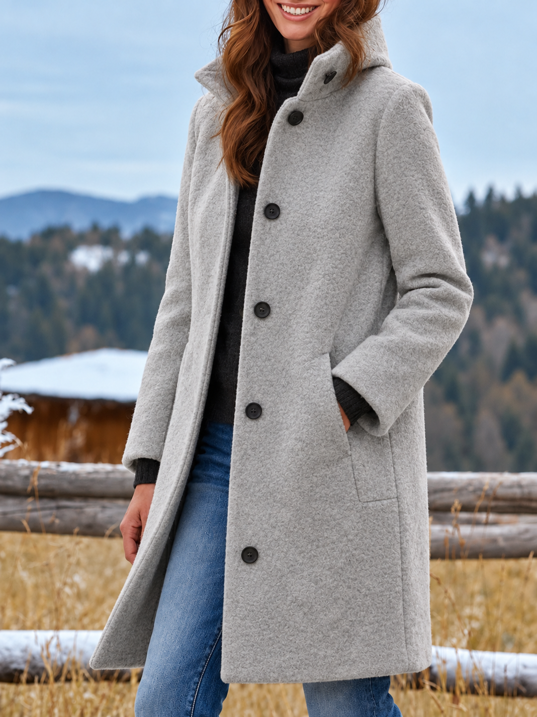Éléonore | Midi Wool Coat