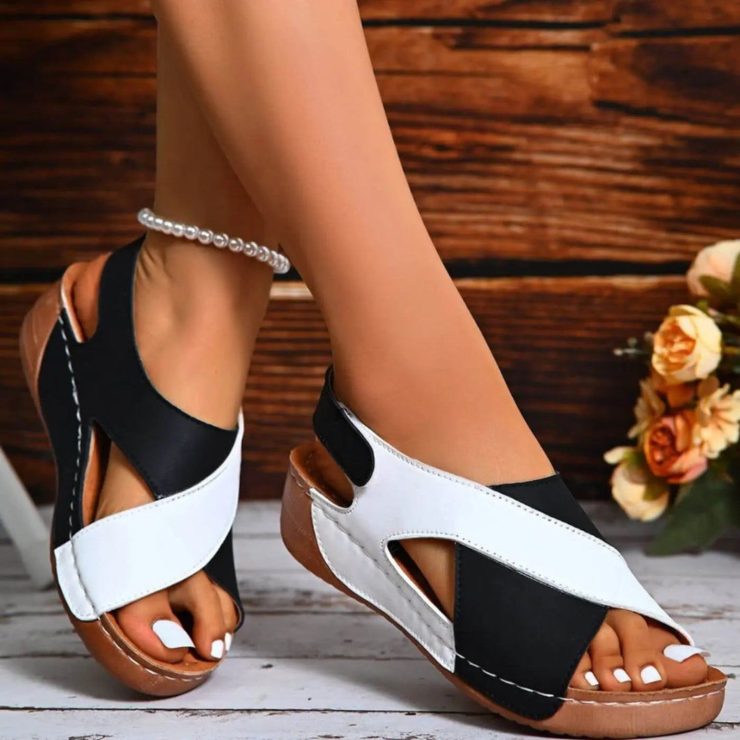 Nicole Comfortable Open-Toe Sandals