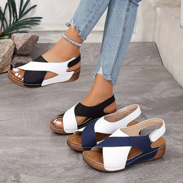 Nicole Comfortable Open-Toe Sandals