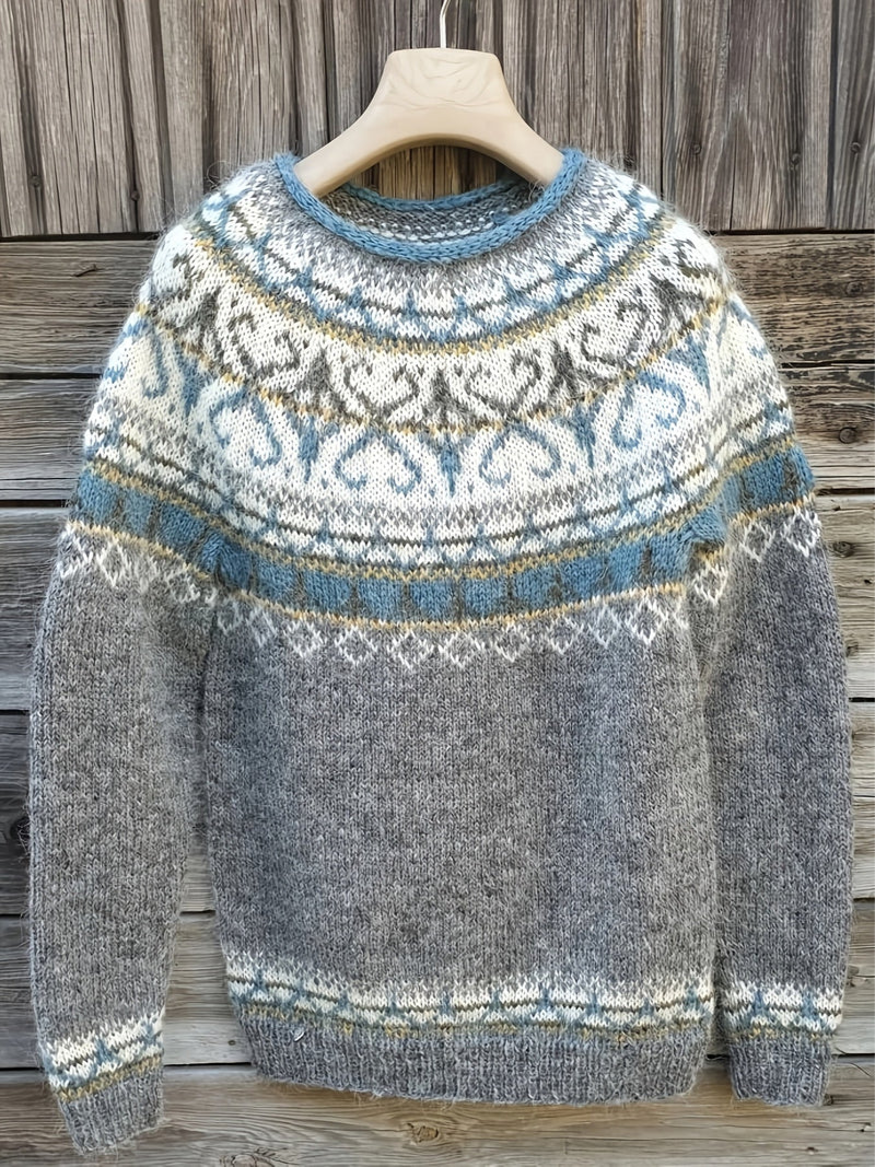 Karin | Warm Jumper with Soft Winter Details