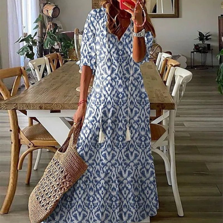 LUNA | ROBE MIDI DE STYLE BOHO SANS EFFORT