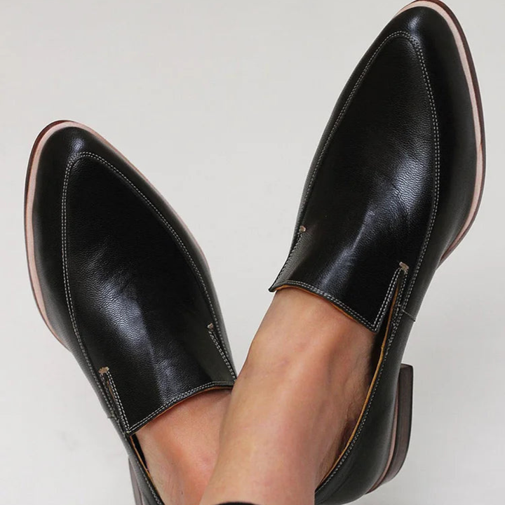 Zofia™ | Mocassin Patchwork Noir