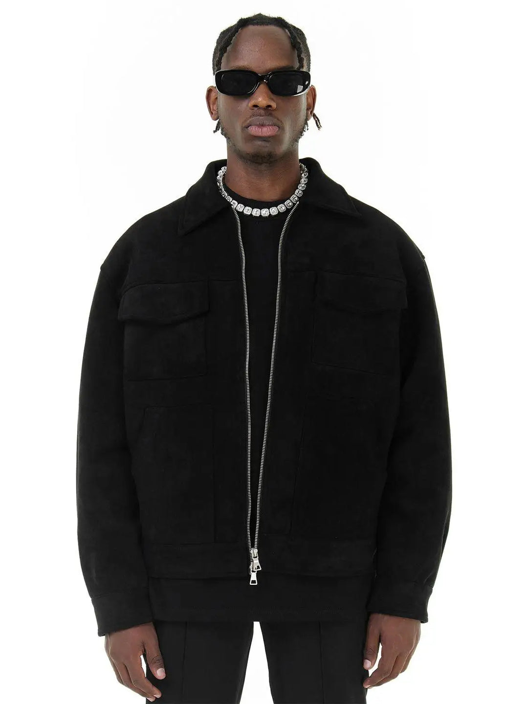 Laluna® | Suede Oversized Jacket