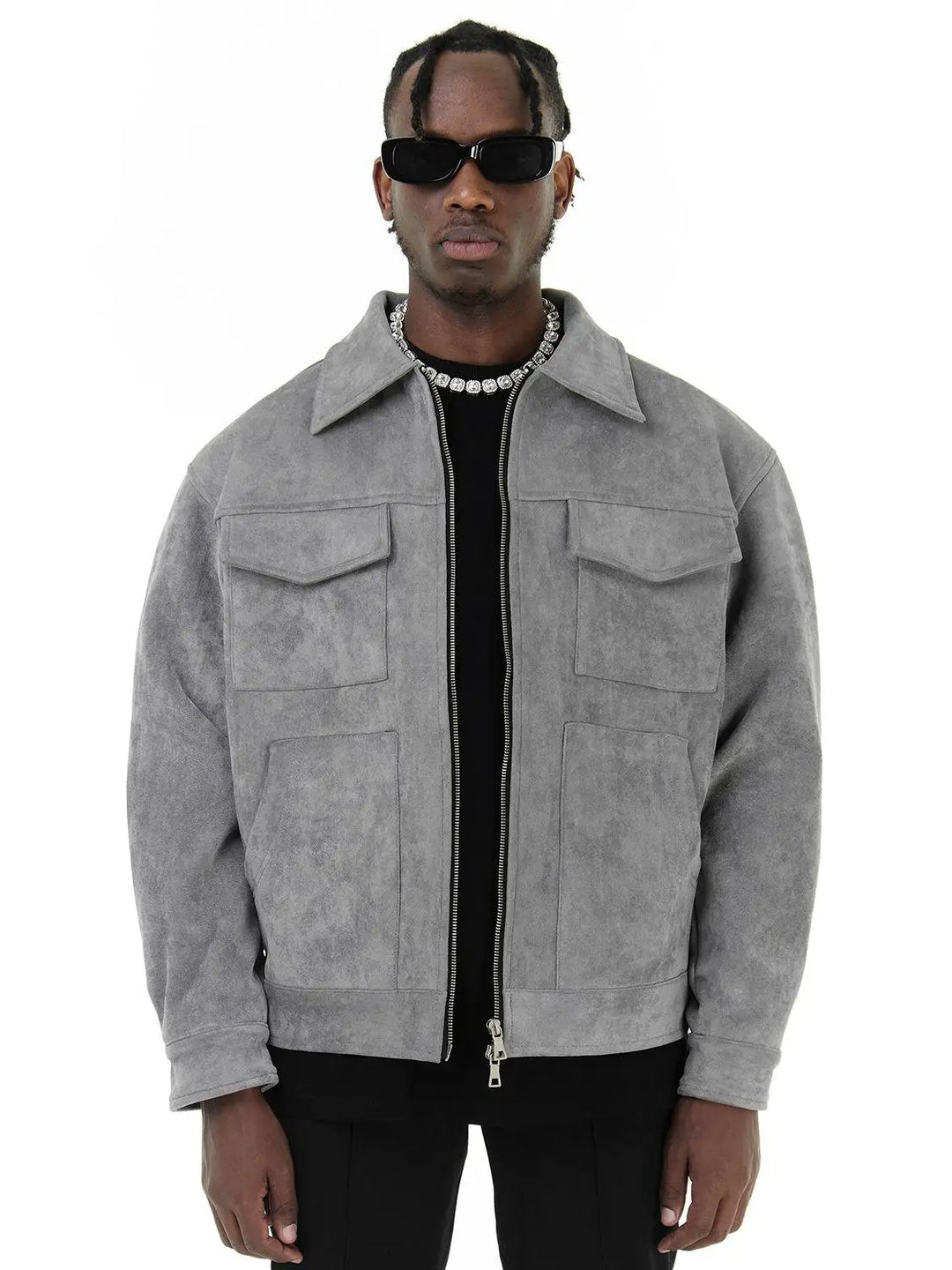 Laluna® | Suede Oversized Jacket