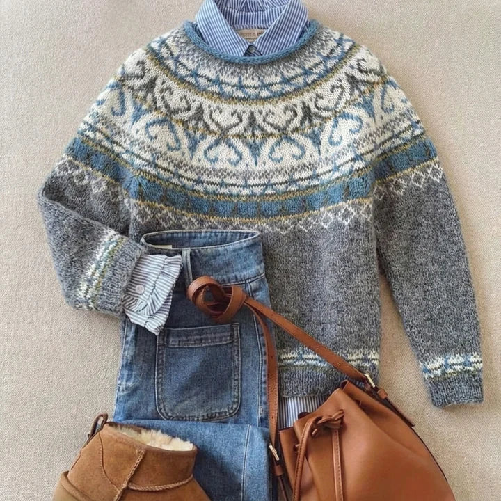 Aria | Nordic Jacquard Jumper