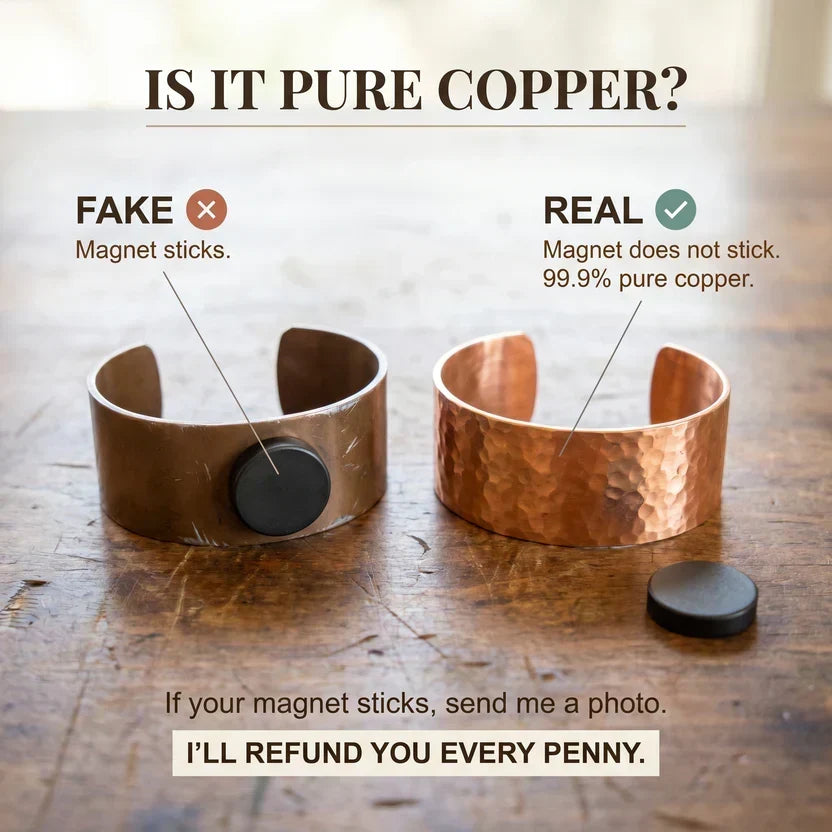 Wooden Copper Bracelet