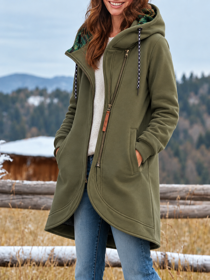 Aurélie | Warm Hooded Coat