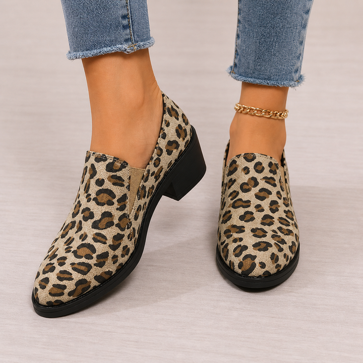 Angélique | Animal Print Loafers