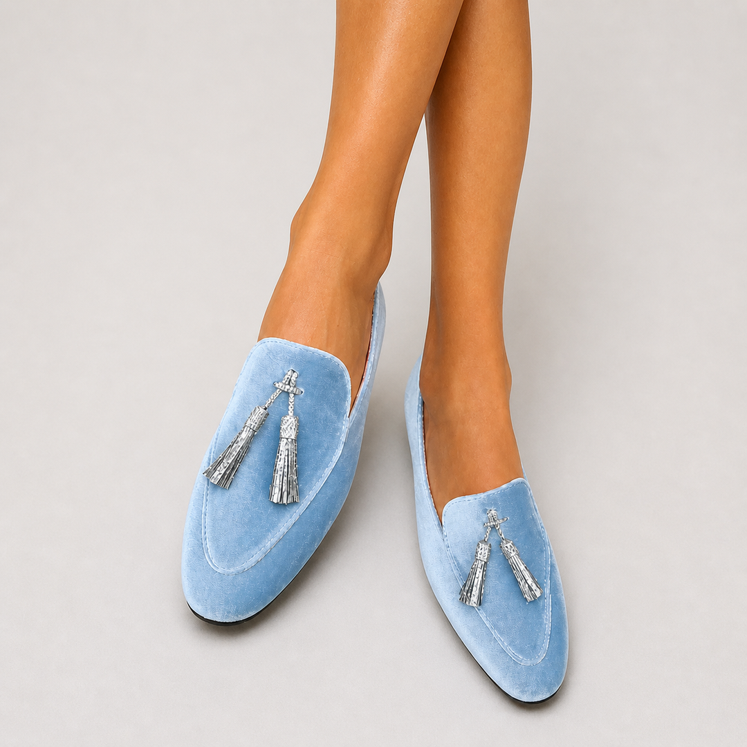 Chloé | Chic Blue Loafers
