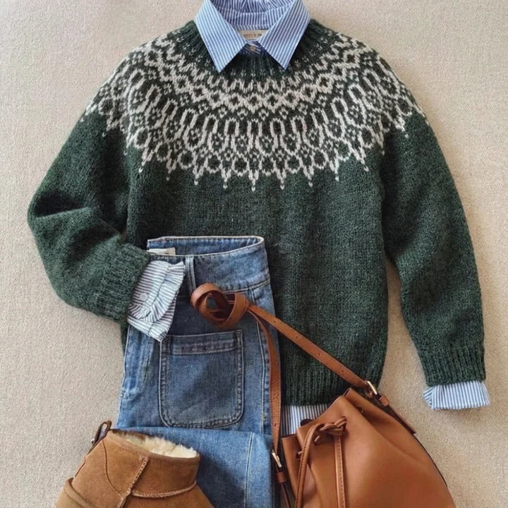 Aria | Nordic Jacquard Jumper