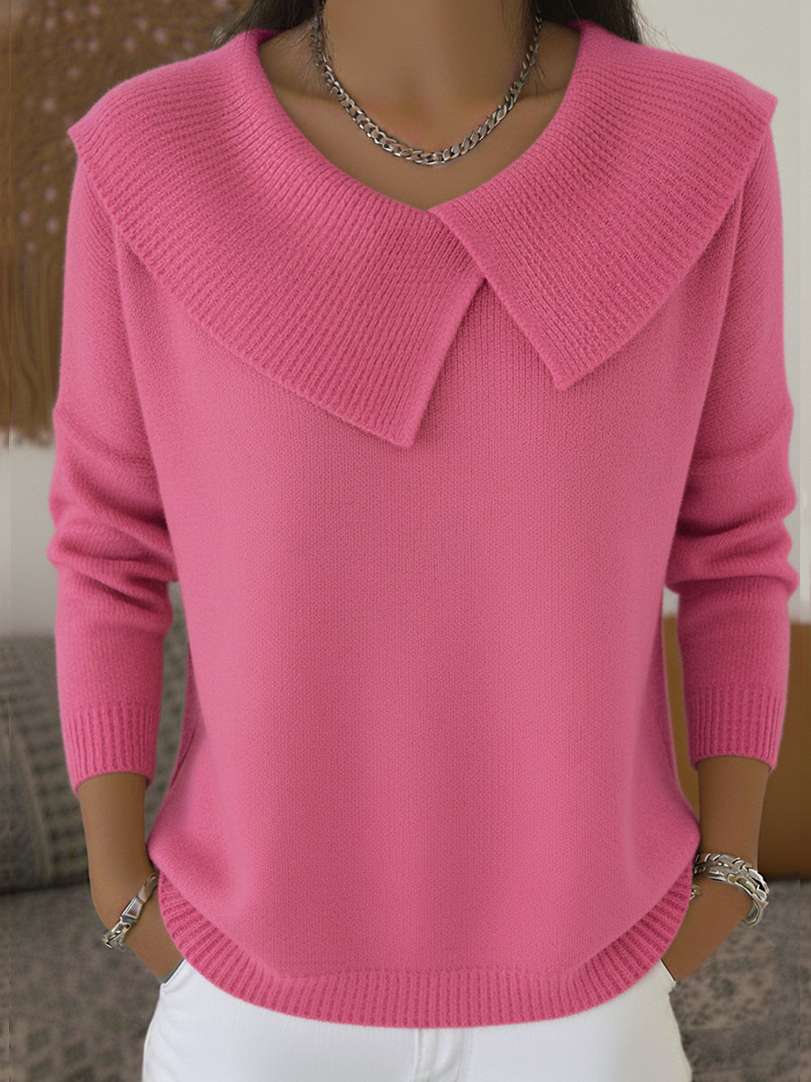 Josien | Warm Jumper with Soft Collar