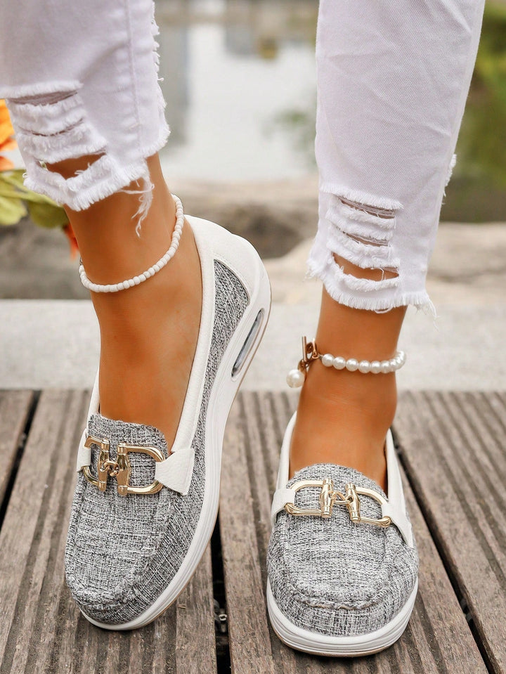 Daniela | Platform Moccasins with Buckle