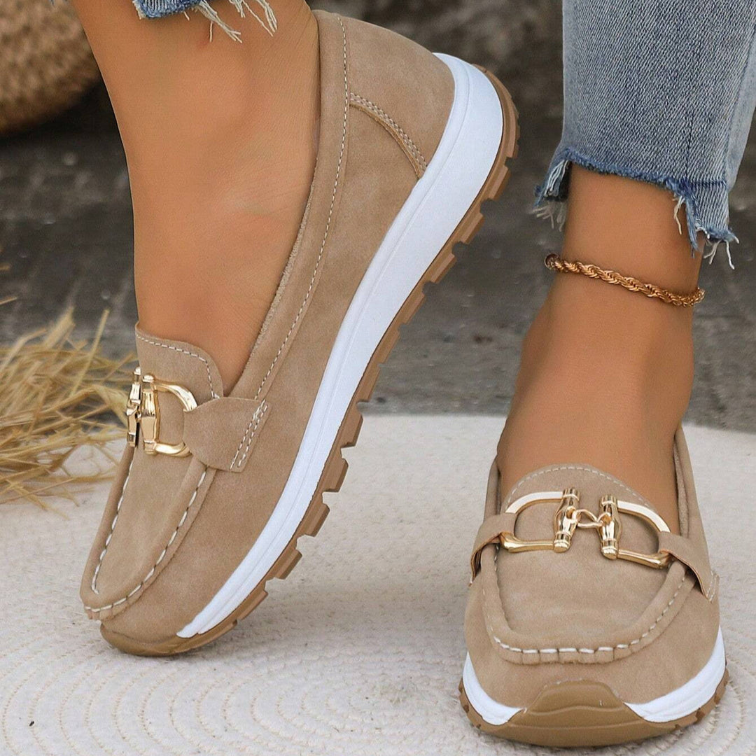 Daniela | Platform Moccasins with Buckle