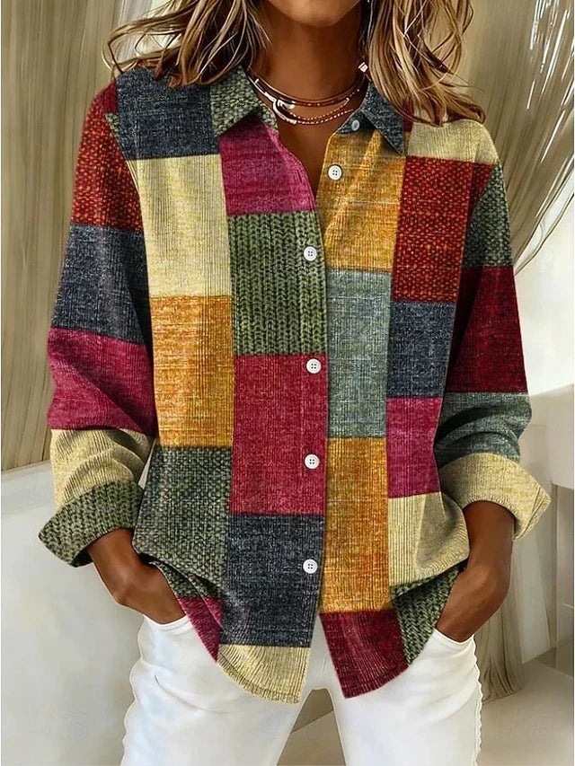 Sigrid | Charming Patchwork Blouse